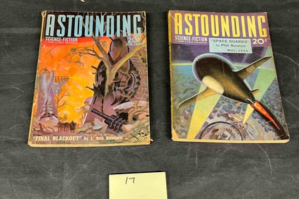A Pair of Astounding Science-Fiction Pulp Magazines by Street & Smith, April and May 1940