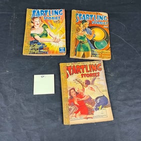 Three Startling Stories Pulp Magazines, March 1947, Winter 1947, and March 1948