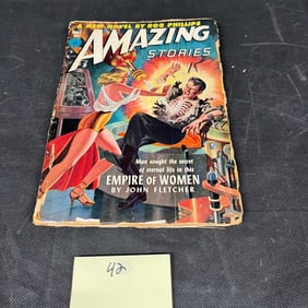 Amazing Stories Pulp Magazine, May 1952, Vol. 26 No. 5 (Issue #274), 'Empire of Women' by John