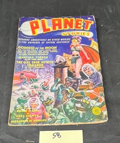Planet Stories, Volume 1, No. 2, Spring 1940, Golden Age Science Fiction Pulp Magazine