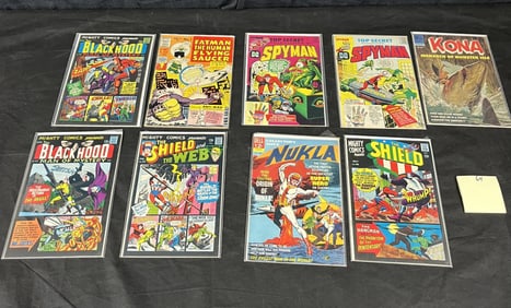 A Collection of 8 Silver Age Comic Books, featuring Dell Comics Nukla #1 (1965, First Appearance &