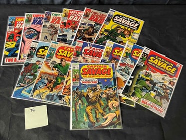 A Group of Marvel Comics Captain Savage and His Battlefield Raiders / Leatherneck Raiders, Silver