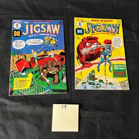 A Pair of Jigsaw (1966) Comic Books, Issues #1 and #2