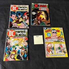 A Group of Four DC Special Comic Books, including DC Special #15 Presents Plastic Man