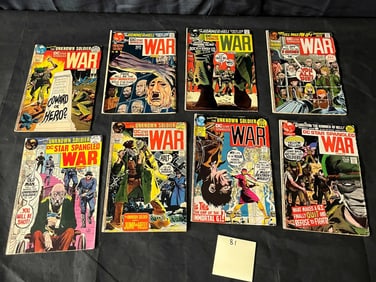 8 Star Spangled War Stories (1952 DC Series) Comic Books, featuring The Unknown Soldier