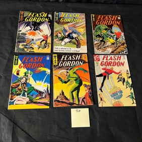 A Group of Six Flash Gordon Comics by King and Charlton, circa 1966-1967