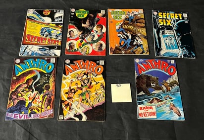 7 DC Comics: Anthro and Secret Six! (Silver Age / Early Bronze Age)