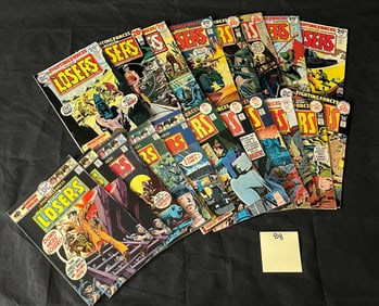 A Group of approximately 20-25 DC Comics Our Fighting Forces featuring The Losers, Bronze Age