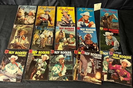 A Collection of Golden Age Dell Roy Rogers Comics