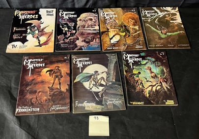 A Collection of Monsters and Heroes Magazines, Nos. 1-7, 1969