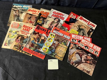 A Collection of Golden Age Fawcett Real Western Hero and Other Western Comics