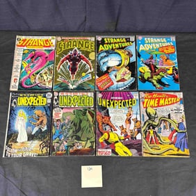 A Collection of Eight DC Comics Silver Age Comic Books, Comprising 'Strange Adventures,' 'Tales of