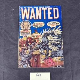 Wanted Comics #10, March 1951, Golden Age Crime Comic