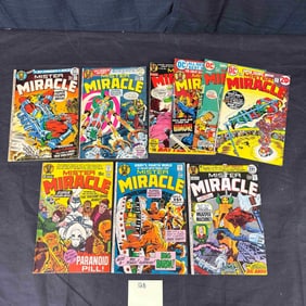 Nine Mister Miracle DC Comics by Jack Kirby, 1971-1972