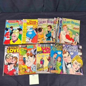 A Collection of Approximately 13 DC Silver Age Romance Comic Books