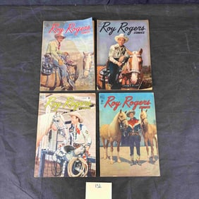 A Group of Four Dell Roy Rogers Comics (1948 Series)