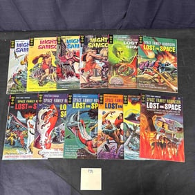 A Collection of Twelve Gold Key 'Mighty Samson' and 'Space Family Robinson Lost in Space' Comic