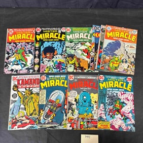 10 DC Comics, including Mister Miracle by Jack Kirby, Kamandi, Superman's Pal Jimmy Olsen,