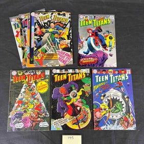 Eleven DC Comics Teen Titans (1966) Comic Books
