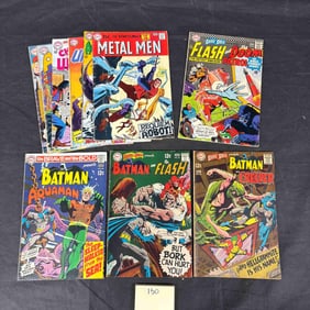 A Group of Vintage DC Comics featuring The Brave and the Bold and Metal Men