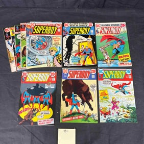 11 Vintage DC Comics Superboy Comic Books, Issues #193, #201-206,