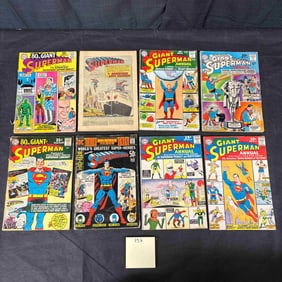 A Collection of Eight DC Comics Superman Annual and Giant Comics, Silver/Bronze Age