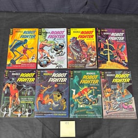 Eight Gold Key Comics Magnus Robot Fighter 4000 A.D. Comic Books