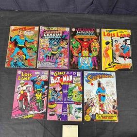 A Collection of Silver Age DC Comics, including Giant Batman Annual