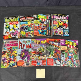 A Collection of Silver Age Mighty Comics Group Superhero Comic Books