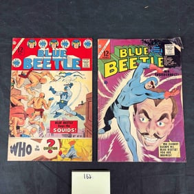 A Pair of Blue Beetle Charlton Comics, 1964, Issues #1 and #3