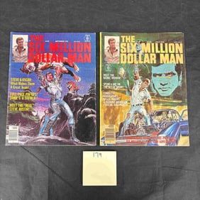 A Pair of The Six Million Dollar Man Magazines, Caroline, July and September 1976
