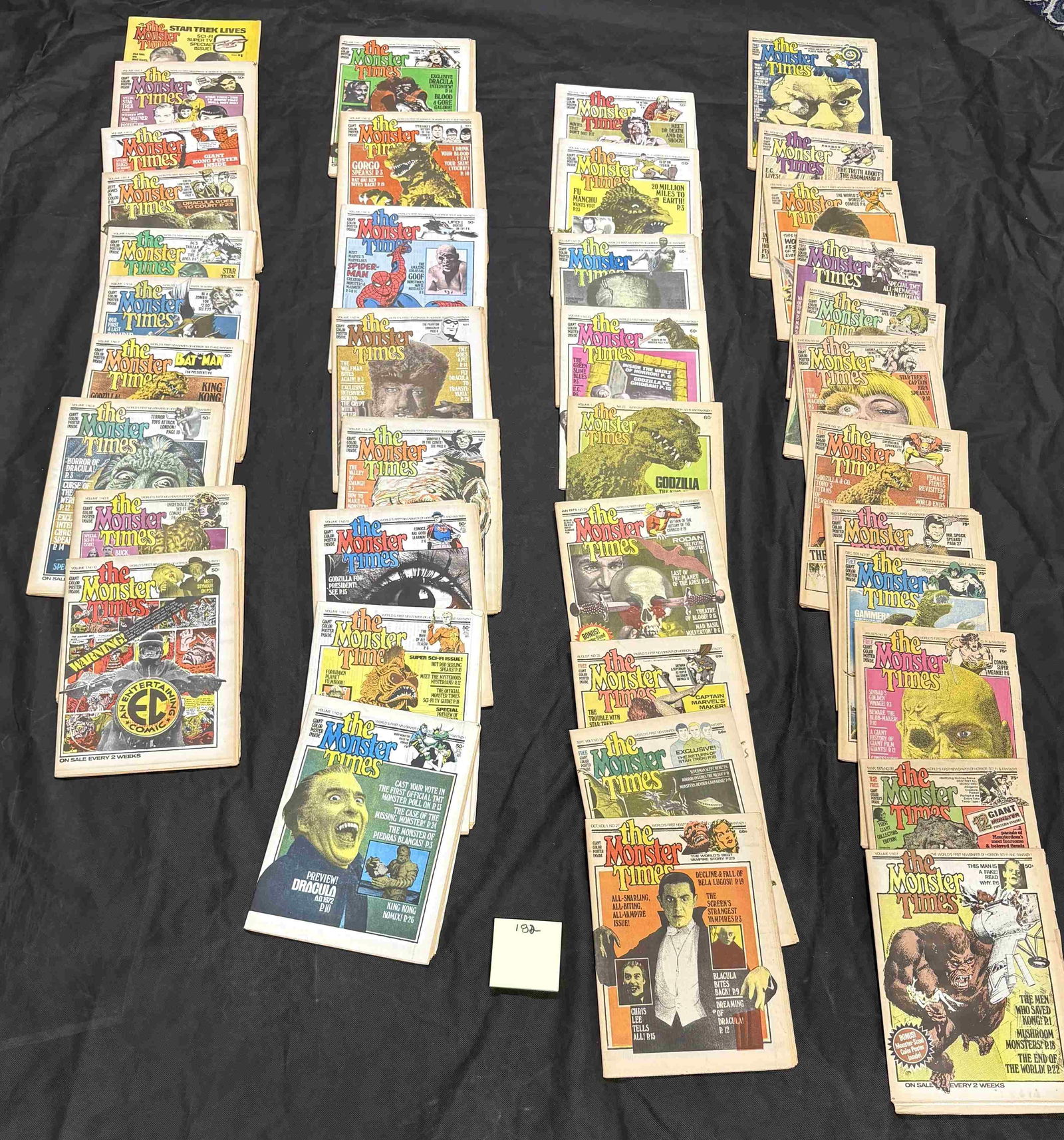 The Monster Times Near Complete Run of 1st 35 Issues Missing 1 w/ Special Star Trek (1 of 5)