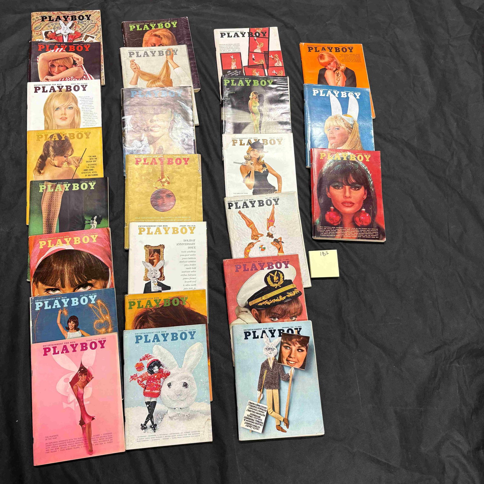 A Group of Vintage Playboy Magazines, 1964-1966 (1 of 5)