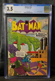 Batman #130 D.C. Comics, March 1960, CGC Universal Grade 3.5