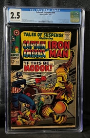 Tales of Suspense #94 Marvel Comics 1967, 1st Appearance of M.O.D.O.K., CGC Graded 2.5