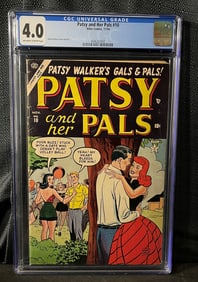 Patsy and Her Pals #10, Atlas Comics, 11/54, CGC 4.0