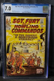 Sgt. Fury and His Howling Commandos #16, Marvel Comics, March 1965, CGC 7.0