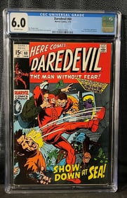Daredevil #60 Marvel Comics, January 1970, CGC Universal Grade 6.0