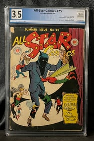 All-Star Comics #25, DC Comics, Summer 1945, PGX Certified 3.5