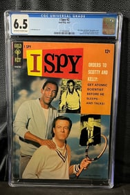 I Spy #2 Gold Key 1967 Bill Cosby Robert Culp CGC Graded 6.5