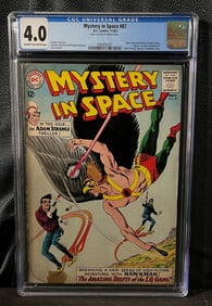 Mystery in Space #87, D.C. Comics, November 1963, CGC Graded 4.0, Featuring Hawkman and Adam Strange