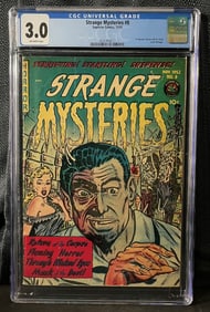 Strange Mysteries #8, Superior Comics, November 1952, CGC Graded 3.0