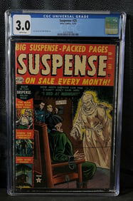 Suspense #25, Atlas Comics, December 1952, CGC Universal Grade 3.0, Pre-Code Horror