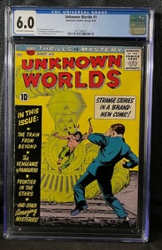 Unknown Worlds #1, American Comics Group, August 1960, CGC Graded 6.0