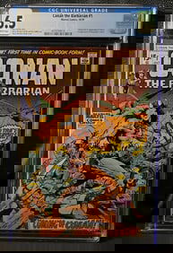 Conan the Barbarian #1, Marvel Comics, October 1970, CGC Universal Grade 6.5