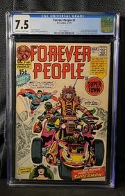 DC Comics Forever People #1, March 1971, CGC 7.5, 1st Full Appearance of Darkseid