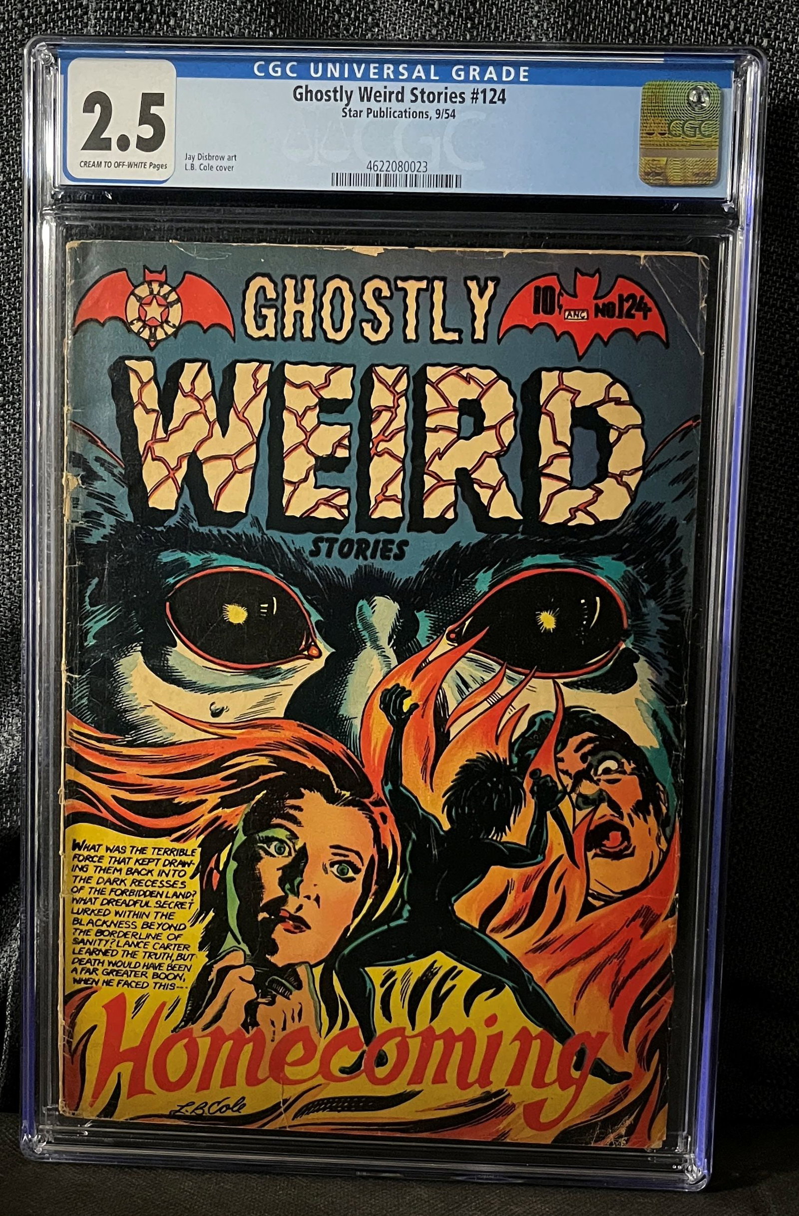 Ghostly Weird Stories #124, Star Publications, 9/54, CGC Universal Grade 2.5 (1 of 1)