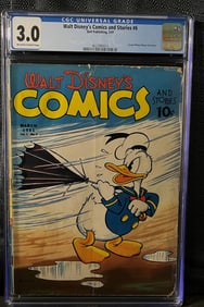 Walt Disney's Comics and Stories #6, Dell Publishing, March 1941, CGC Graded 3.0