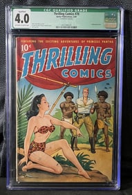 Thrilling Comics #70, Better Publications, February 1949, CGC Qualified Grade 4.0