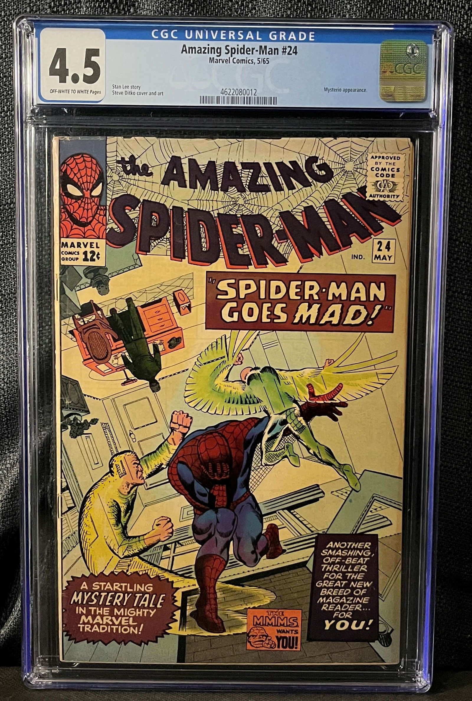 Marvel Comics, Amazing Spider-Man #24 (May 1965), CGC Graded 4.5 (1 of 1)